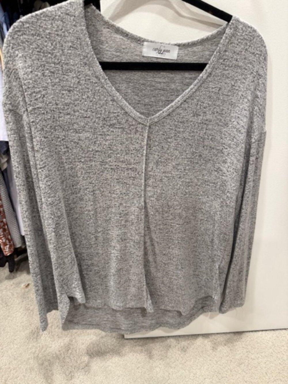 Carly Jean Long Sleeve Loose Shirt